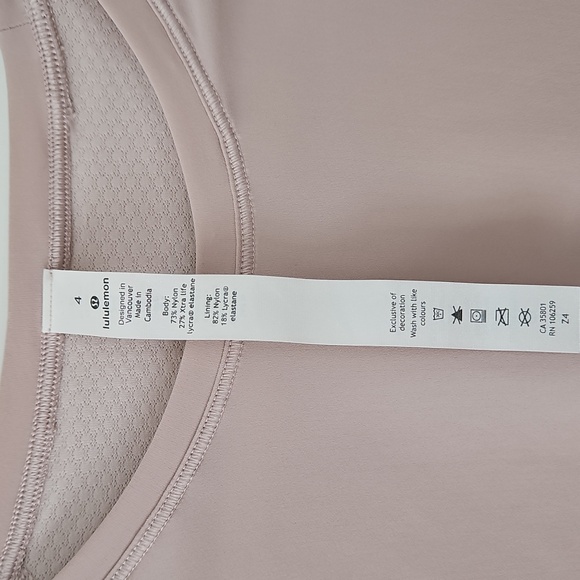 lululemon athletica Quick Pace Short Sleeve Blush Size 4 (XS) - Picture 7 of 10